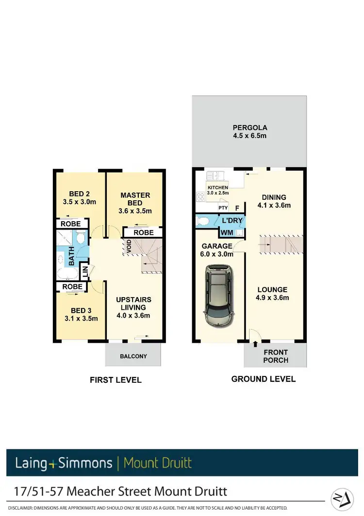 Floorplan of Homely townhouse listing, 17/51-57 Meacher Street, Mount Druitt NSW 2770