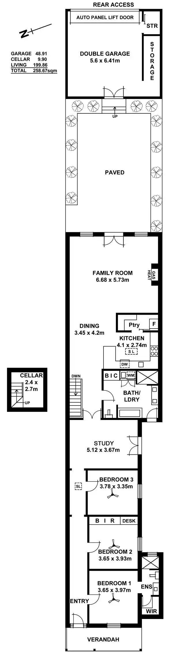 Floorplan of Homely house listing, 19 First Avenue, St Peters SA 5069