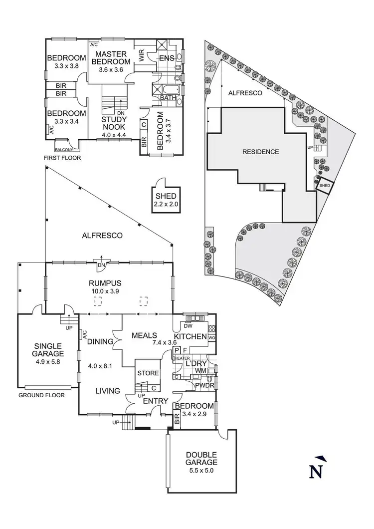 Floorplan of Homely house listing, 7 Springbank Court, Bulleen VIC 3105
