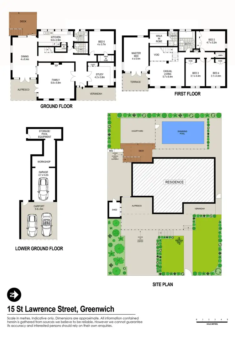Floorplan of Homely house listing, 15 St Lawrence Street, Greenwich NSW 2065