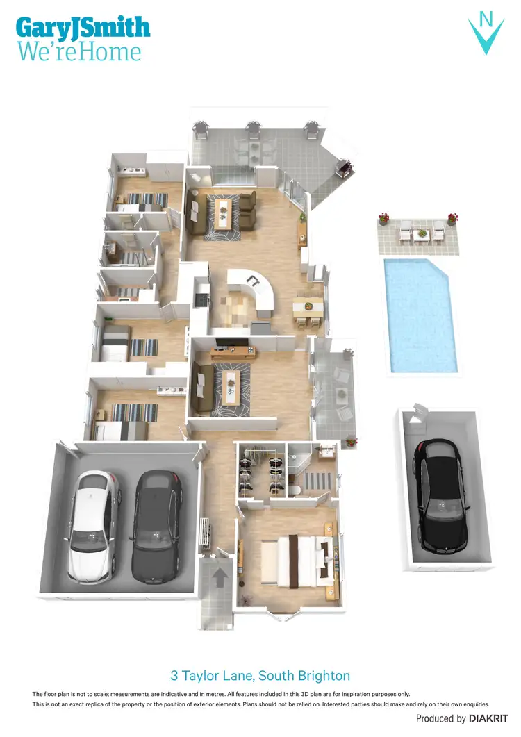 Floorplan of Homely house listing, 3 Taylor Lane, South Brighton SA 5048
