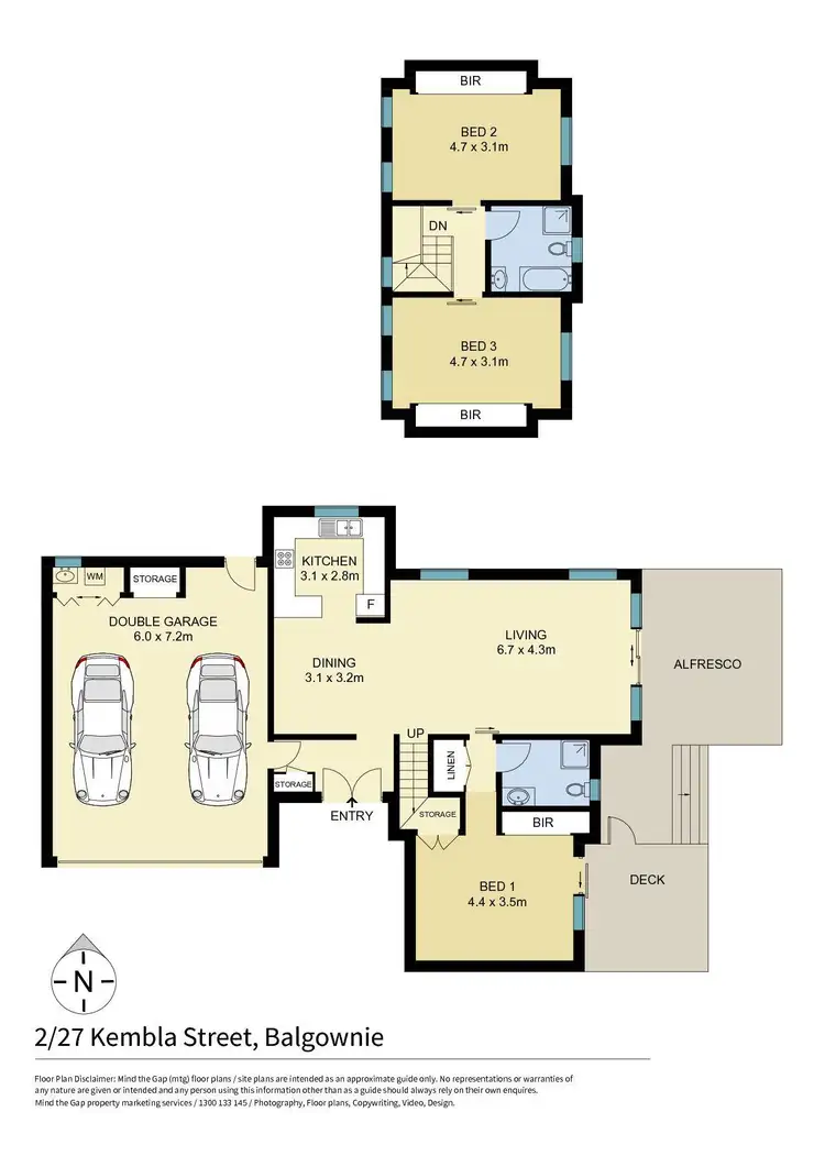 Floorplan of Homely townhouse listing, 2/27 Kembla Street, Balgownie NSW 2519