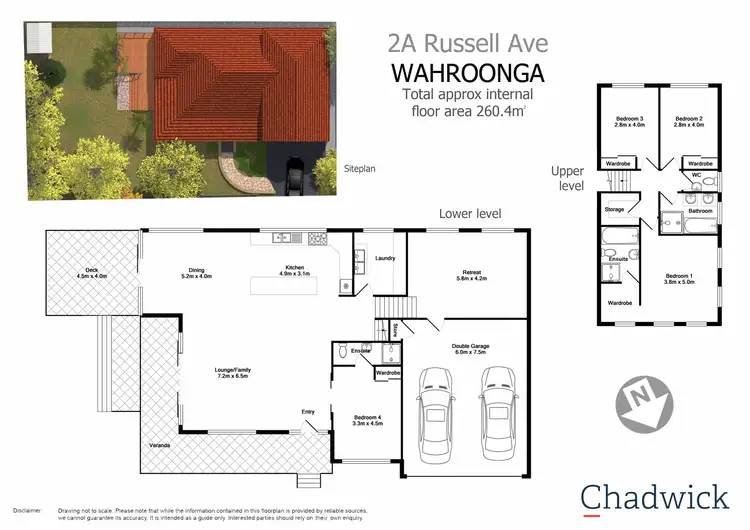 Floorplan of Homely house listing, 2A Russell Avenue, Wahroonga NSW 2076