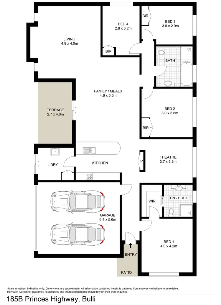 Floorplan of Homely house listing, 185B Princes Highway, Bulli NSW 2516