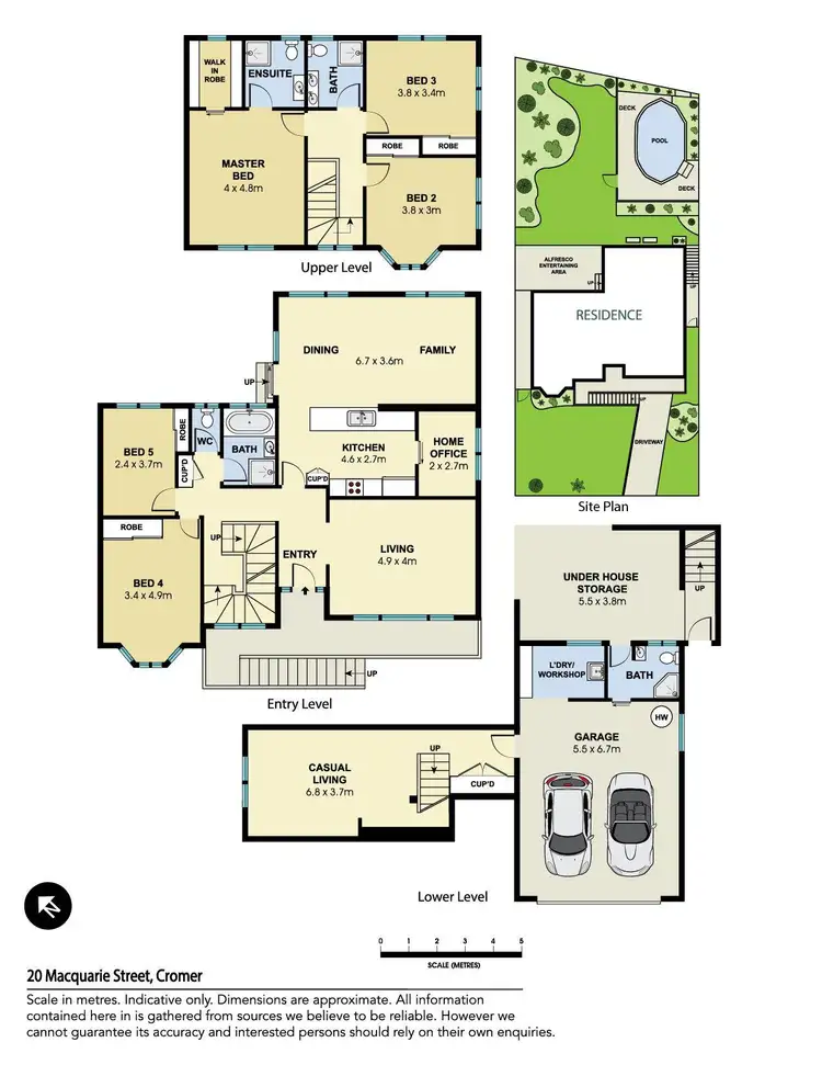 Floorplan of Homely house listing, 20 Macquarie Street, Cromer NSW 2099