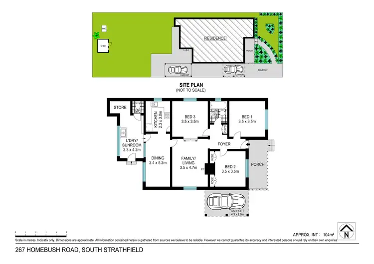 Floorplan of Homely house listing, 267 Homebush Road, Strathfield South NSW 2136