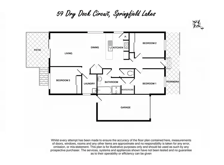 Floorplan of Homely house listing, 59 Dry Dock Circuit, Springfield Lakes QLD 4300