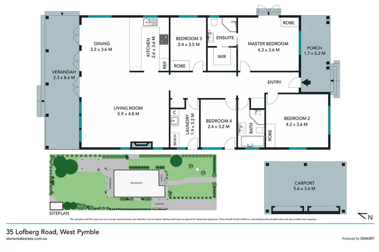 Floorplan of Homely house listing, 35 Lofberg Road, West Pymble NSW 2073