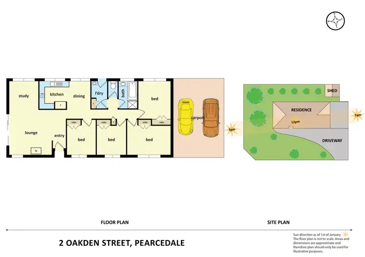 Floorplan of Homely house listing, 2 Oakden Street, Pearcedale VIC 3912