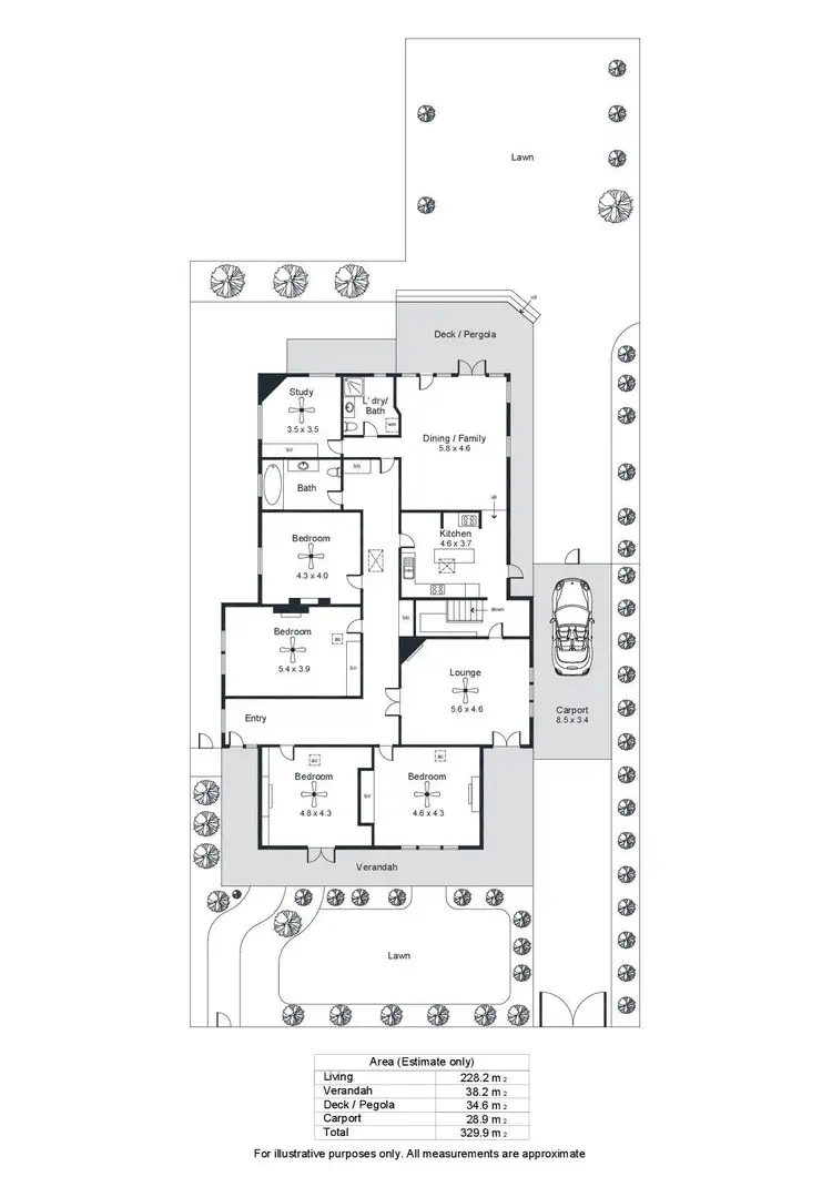 Floorplan of Homely house listing, 15 Gurrs Road, Beulah Park SA 5067