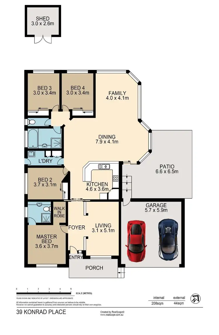 Floorplan of Homely house listing, 39 Konrad Place, Sinnamon Park QLD 4073
