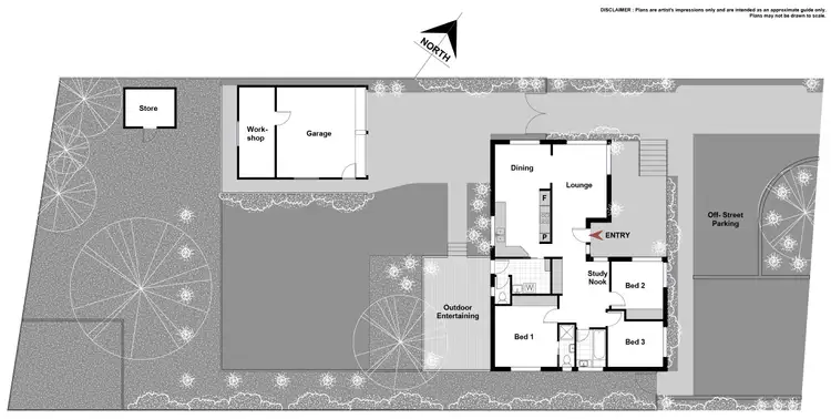 Floorplan of Homely house listing, 11 Savery Street, Garran ACT 2605