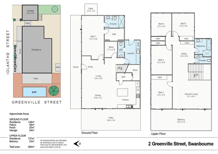 Floorplan of Homely house listing, 2 Greenville Street, Swanbourne WA 6010