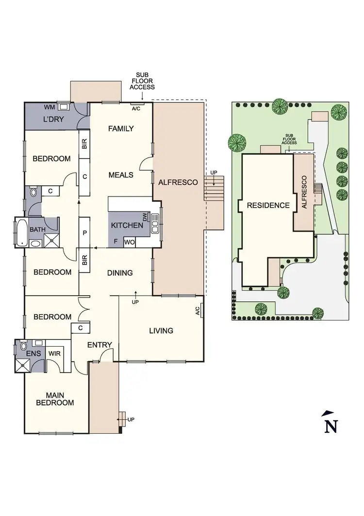 Floorplan of Homely house listing, 59 Haley Street, Diamond Creek VIC 3089