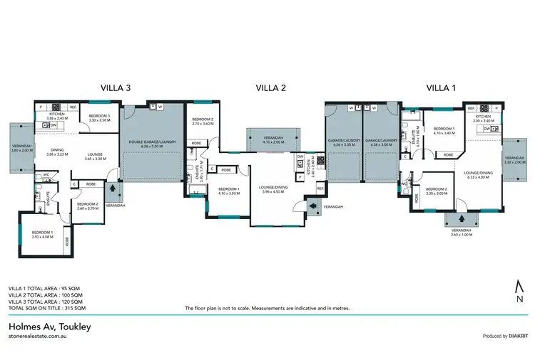 Floorplan of Homely semi-detached listing, 2/20 Holmes Avenue, Toukley NSW 2263