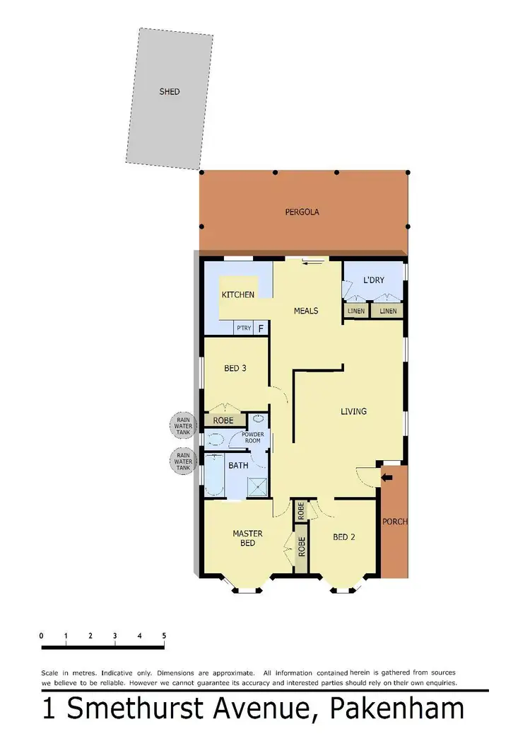 Floorplan of Homely house listing, 1 Smethurst Avenue, Pakenham VIC 3810