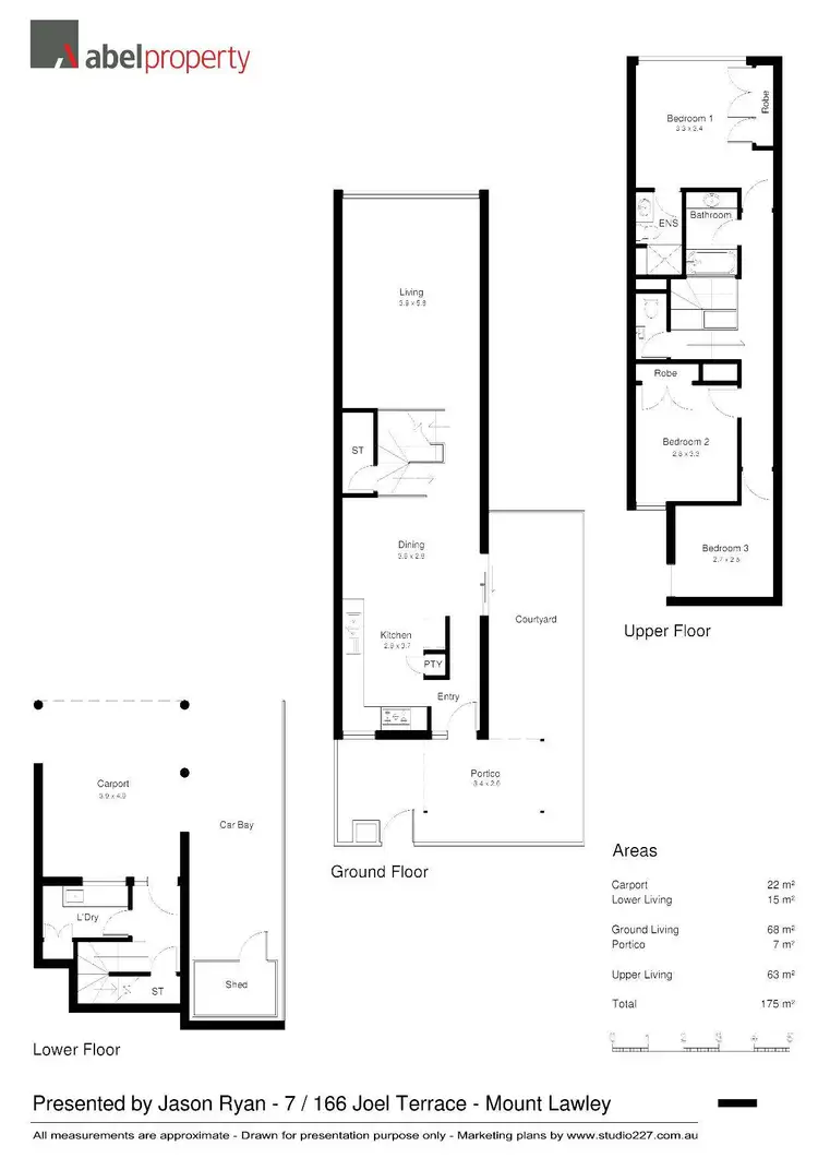 Floorplan of Homely townhouse listing, 7/166 Joel Terrace, Mount Lawley WA 6050