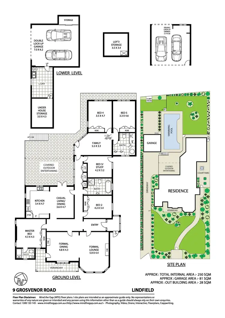 Floorplan of Homely house listing, 9 Grosvenor Road, Lindfield NSW 2070