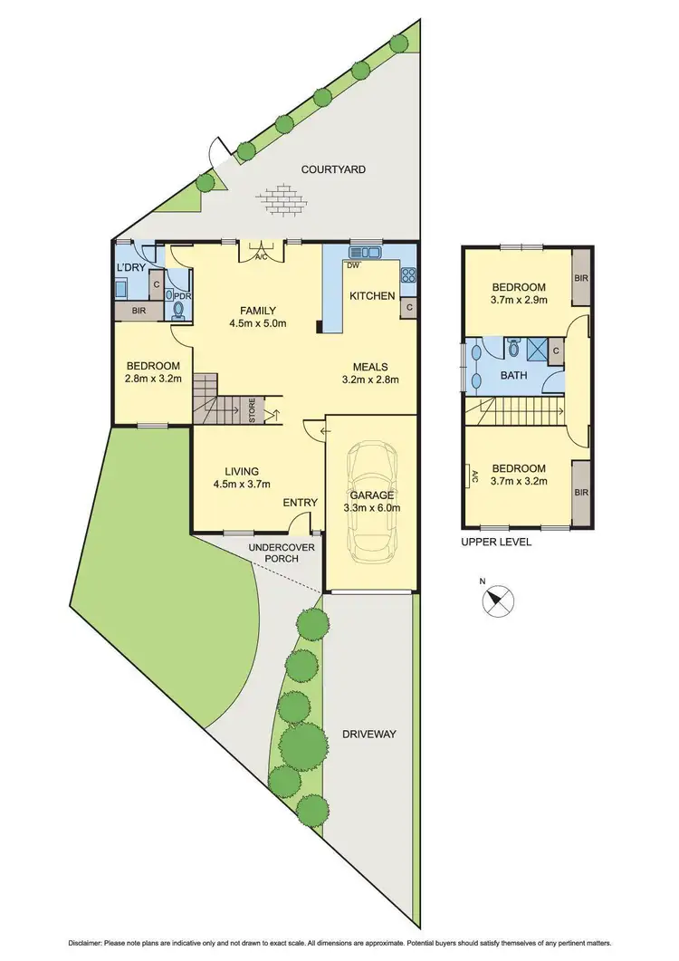 Floorplan of Homely townhouse listing, 1/24 Miranda Road, Reservoir VIC 3073