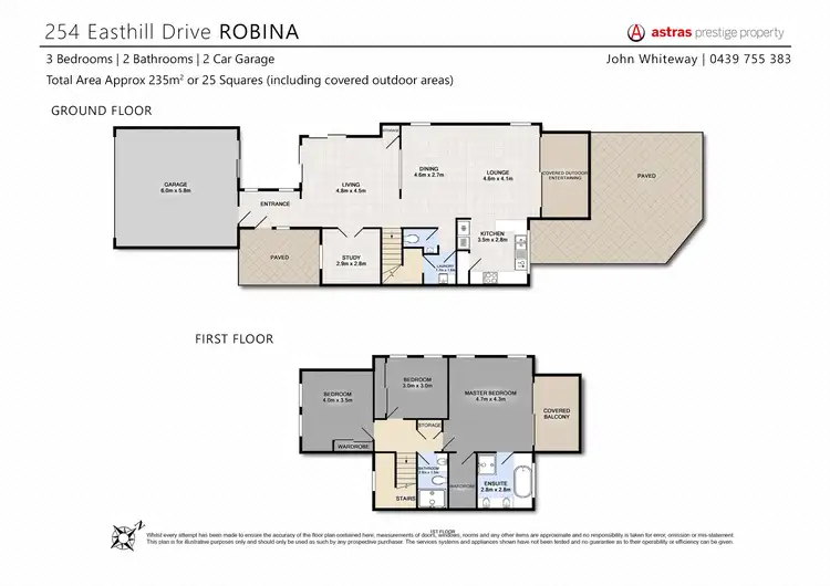 Floorplan of Homely house listing, 254 Easthill Drive, Robina QLD 4226