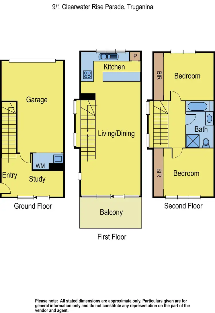 Floorplan of Homely townhouse listing, 9/1 Clearwater Rise Parade, Truganina VIC 3029