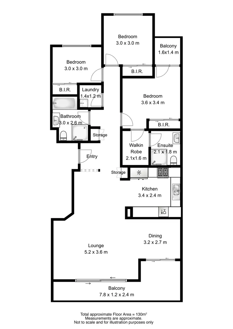 Floorplan of Homely apartment listing, 28/11 Settlers Boulevard, Liberty Grove NSW 2138