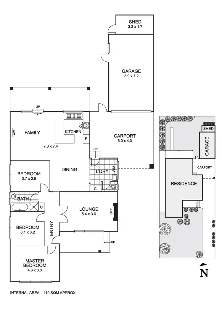 Floorplan of Homely house listing, 100 Anderson Road, Fawkner VIC 3060