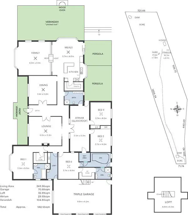 Floorplan of Homely house listing, 327 Barclay Road, Myponga SA 5202