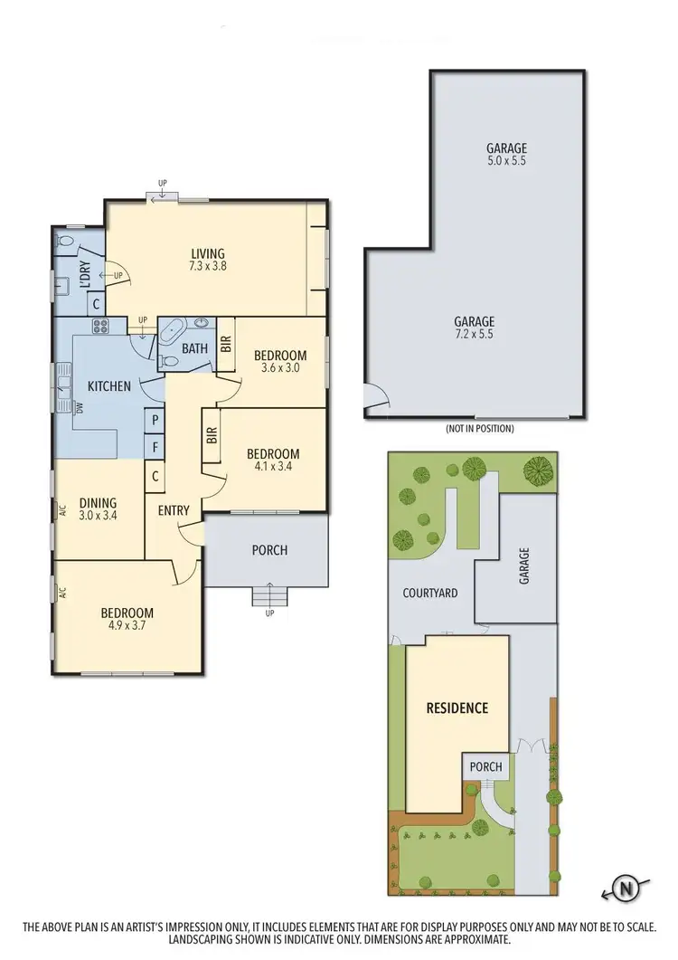 Floorplan of Homely house listing, 36 Crispe Street, Reservoir VIC 3073