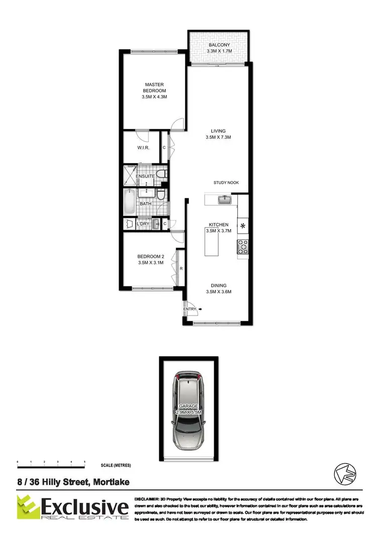 Floorplan of Homely apartment listing, 8/36 Hilly Street, Mortlake NSW 2137