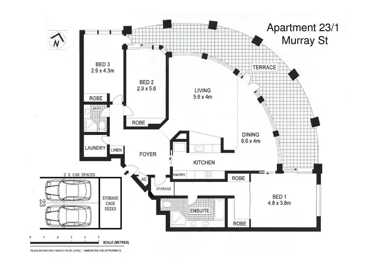 Floorplan of Homely apartment listing, 23/1 Murray Street, Pyrmont NSW 2009