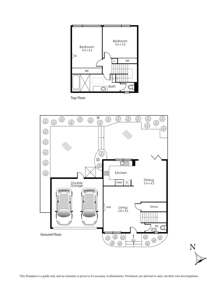 Floorplan of Homely unit listing, 5/12 Ebden Avenue, Black Rock VIC 3193