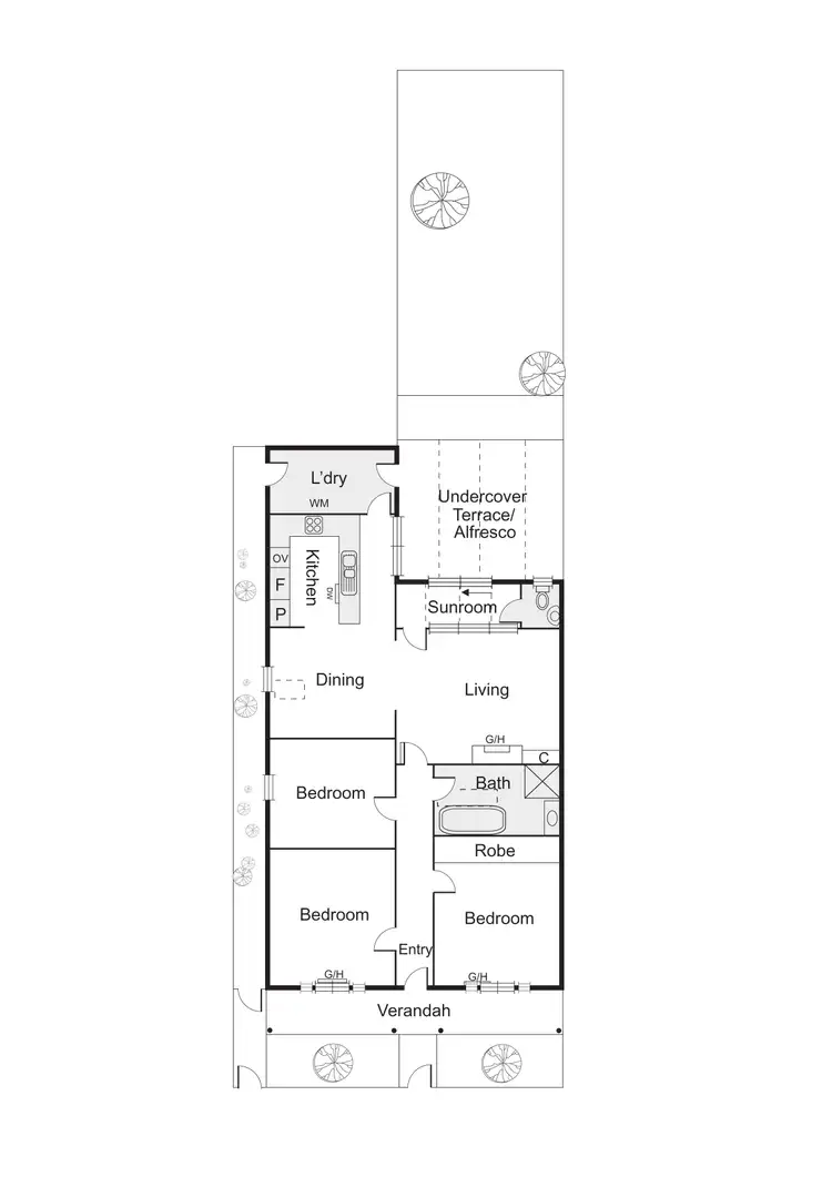 Floorplan of Homely house listing, 196 Dow Street, Port Melbourne VIC 3207