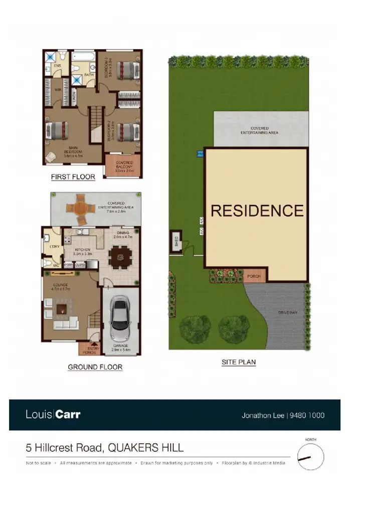 Floorplan of Homely house listing, 5 Hillcrest Road, Quakers Hill NSW 2763