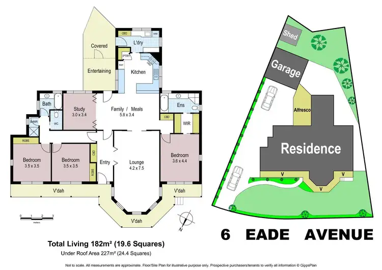Floorplan of Homely house listing, 6 Eade Avenue, Warragul VIC 3820
