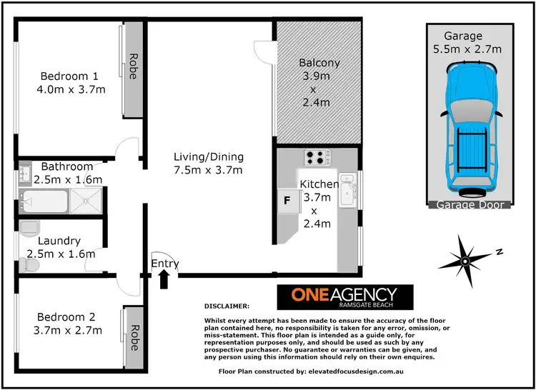 Floorplan of Homely unit listing, 15/111-113 Alfred Street, Sans Souci NSW 2219