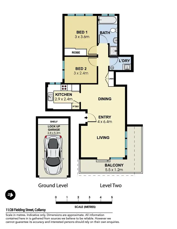 Floorplan of Homely unit listing, 11/28 Fielding Street, Collaroy NSW 2097