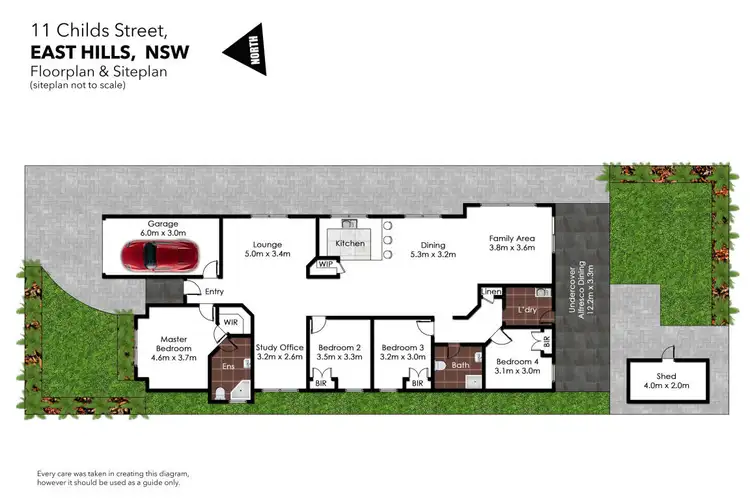 Floorplan of Homely house listing, 11 Childs Street, East Hills NSW 2213