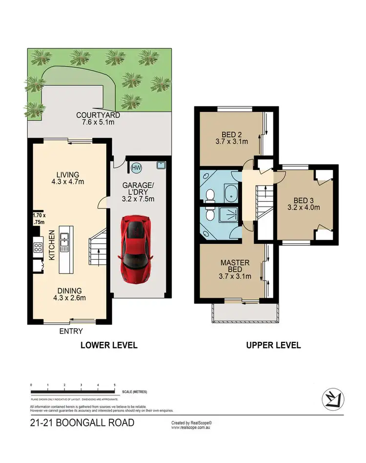 Floorplan of Homely townhouse listing, 21/21 Boongall Road, Camp Hill QLD 4152