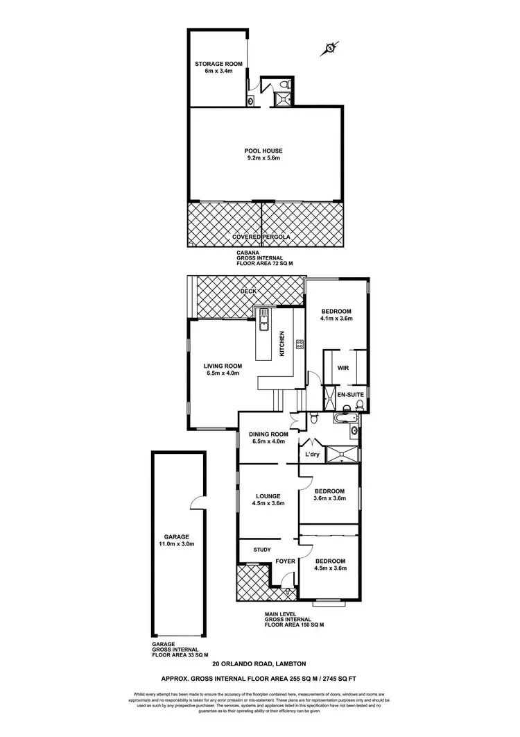 Floorplan of Homely house listing, 20 Orlando Road, Lambton NSW 2299