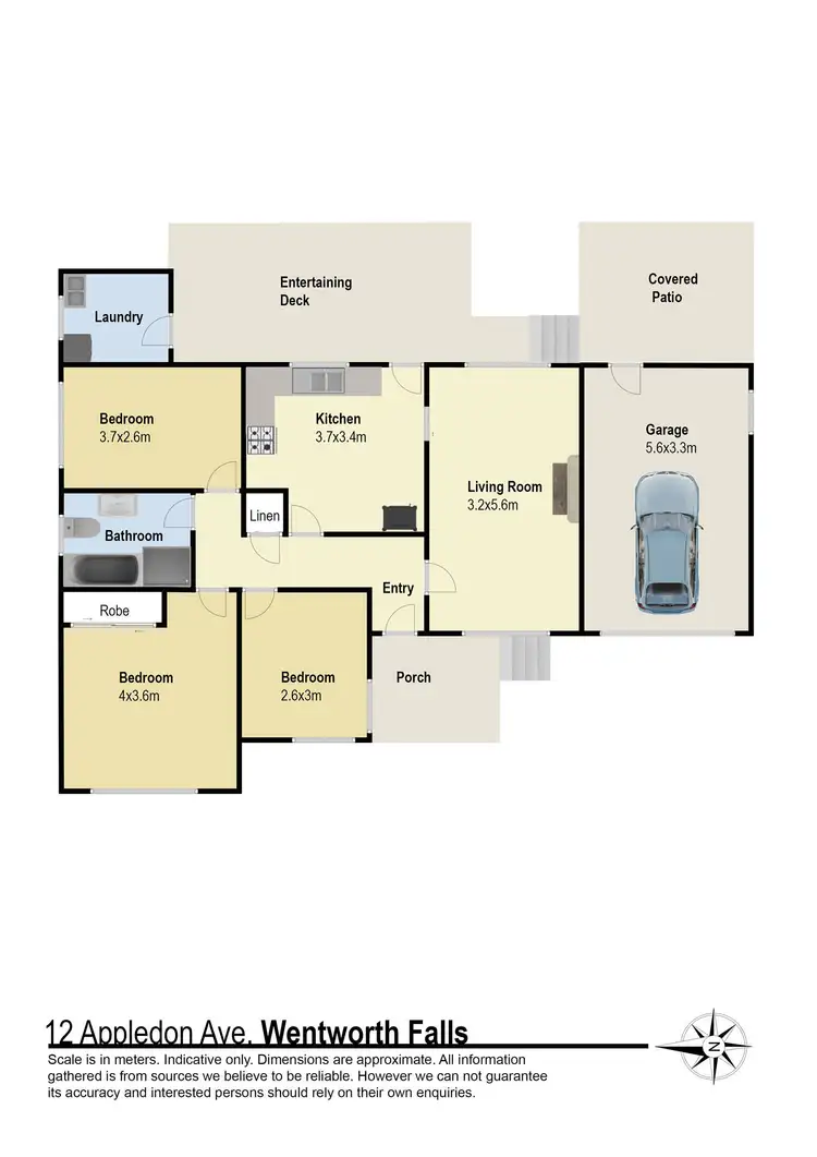 Floorplan of Homely house listing, 12 Appledon Avenue, Wentworth Falls NSW 2782