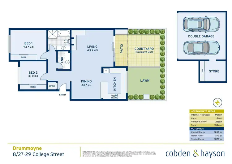 Floorplan of Homely apartment listing, 8/27-29 College Street, Drummoyne NSW 2047