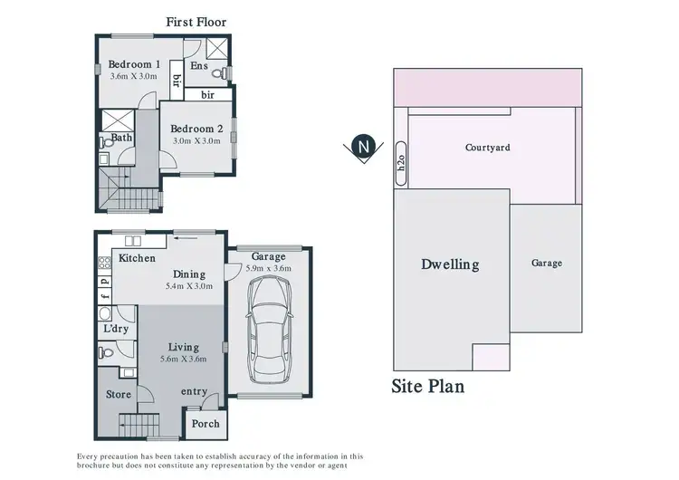 Floorplan of Homely townhouse listing, 3/121 Raglan Street, Preston VIC 3072