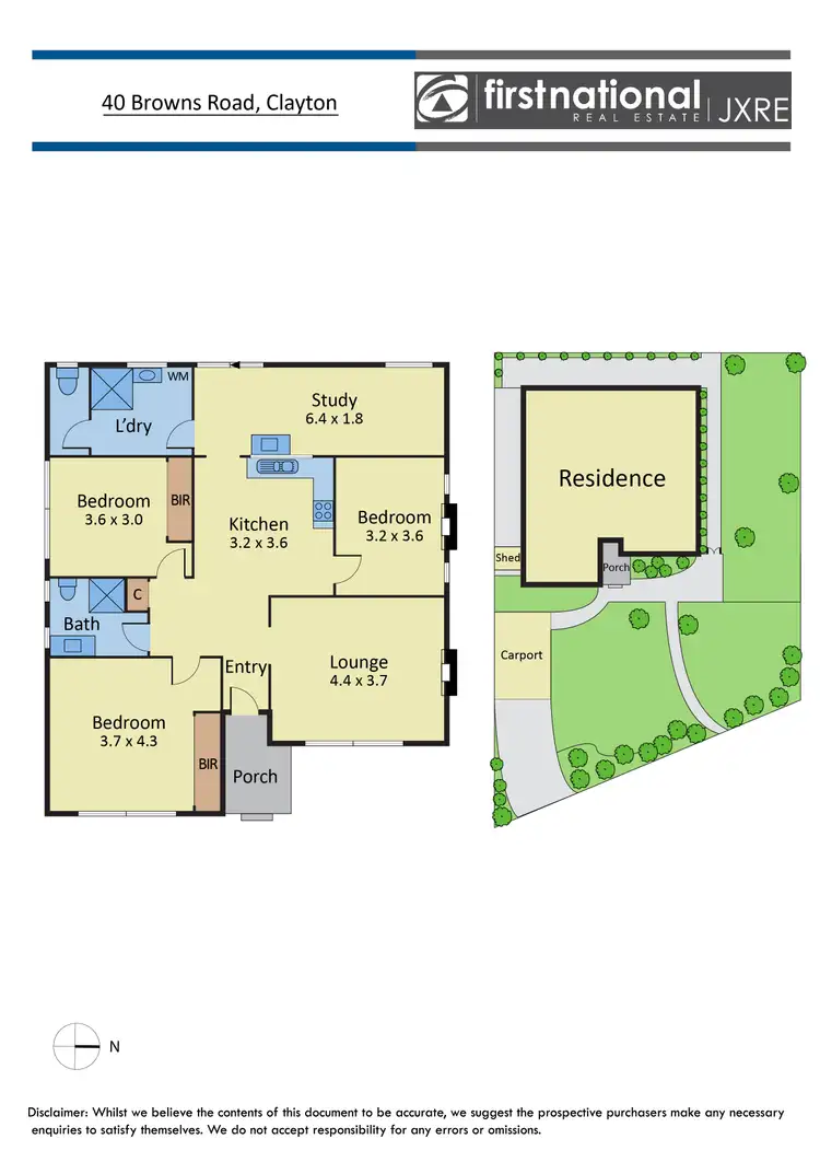 Floorplan of Homely house listing, 40 Browns Road, Clayton VIC 3168