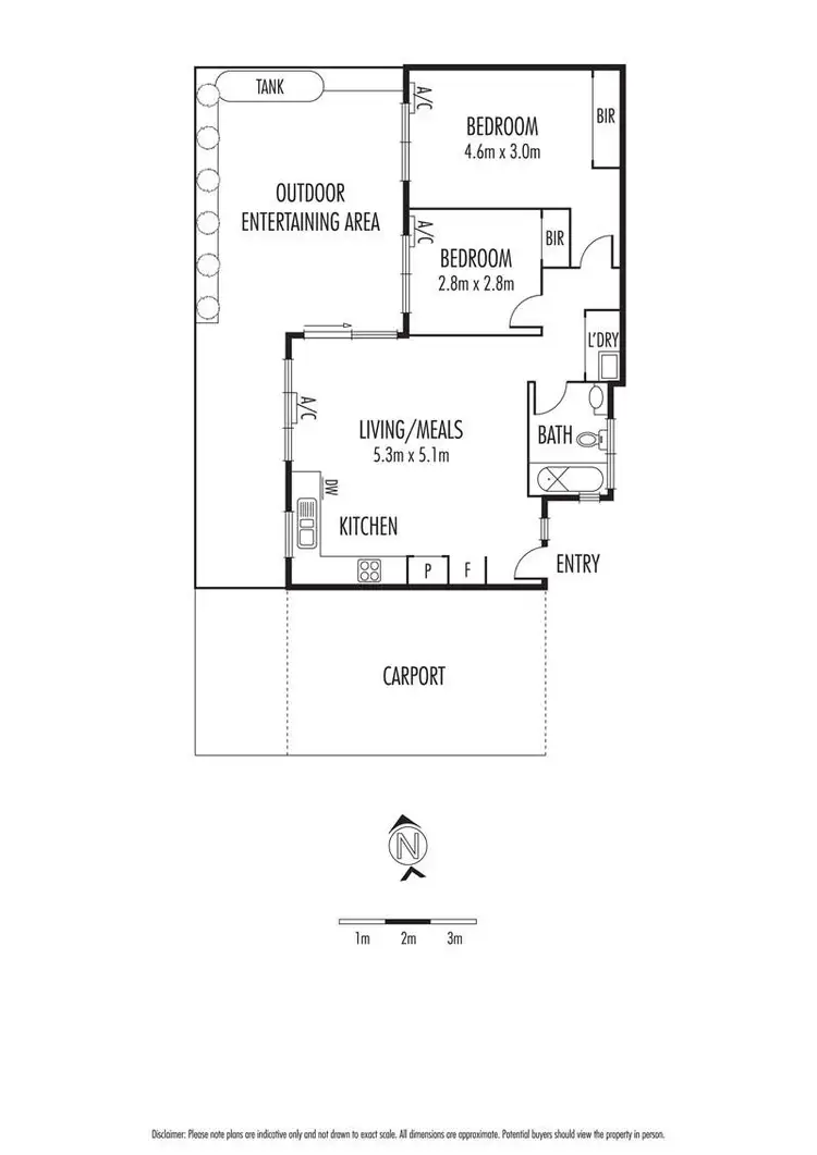 Floorplan of Homely unit listing, 3/31 Beccles Street, Fawkner VIC 3060
