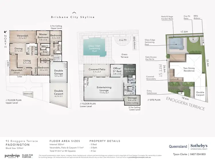 Floorplan of Homely house listing, 92 Enoggera Terrace, Paddington QLD 4064