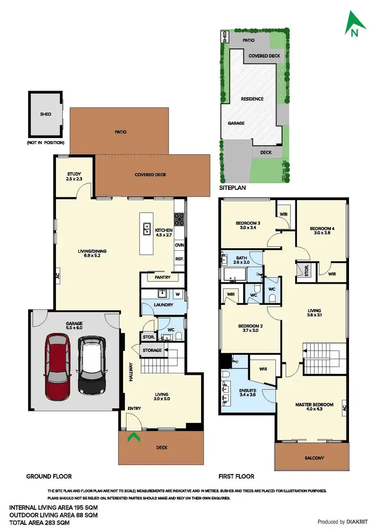 Floorplan of Homely house listing, 38 Jacaranda Drive, Carrum Downs VIC 3201