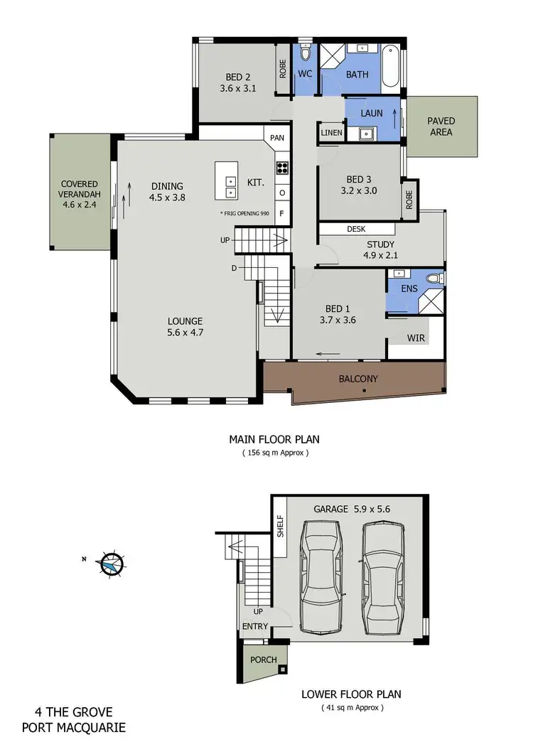 Floorplan of Homely house listing, 4 The Grove, Port Macquarie NSW 2444