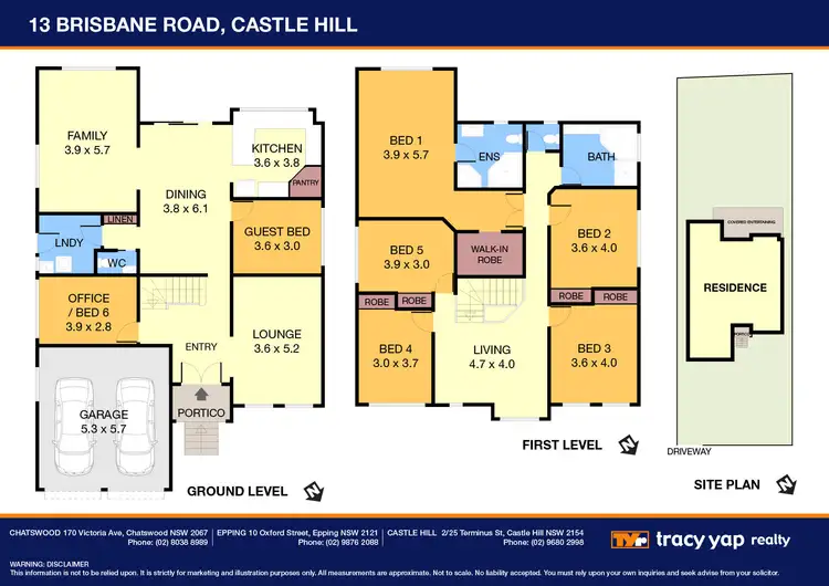 Floorplan of Homely house listing, 13 Brisbane Road, Castle Hill NSW 2154