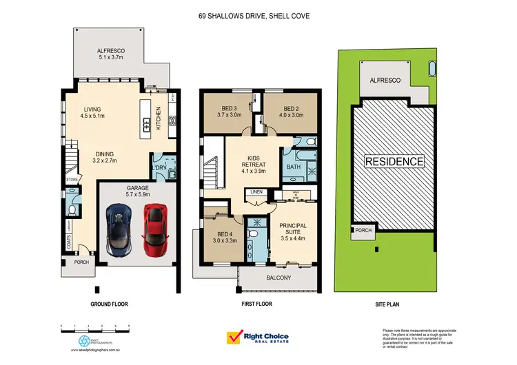 Floorplan of Homely house listing, 69 Shallows Drive, Shell Cove NSW 2529